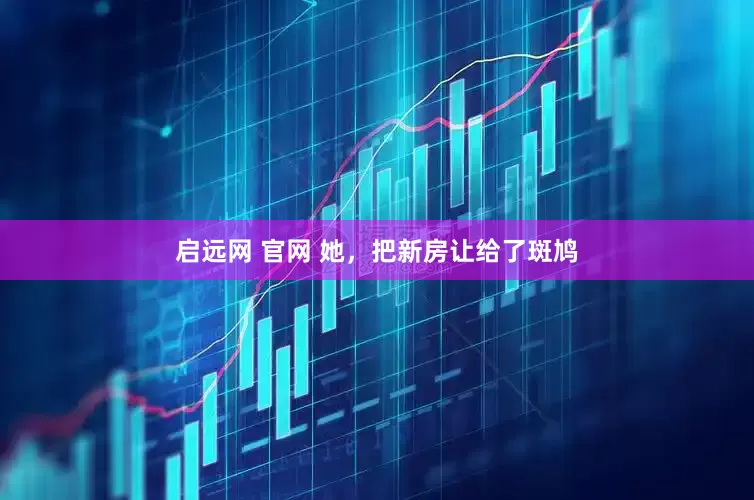 启远网 官网 她，把新房让给了斑鸠
