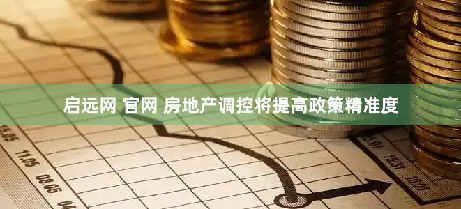 启远网 官网 房地产调控将提高政策精准度