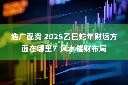 浩广配资 2025乙巳蛇年财运方面在哪里？风水催财布局